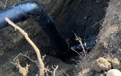 Network Contractors Dig 18-metre Trench for Customer